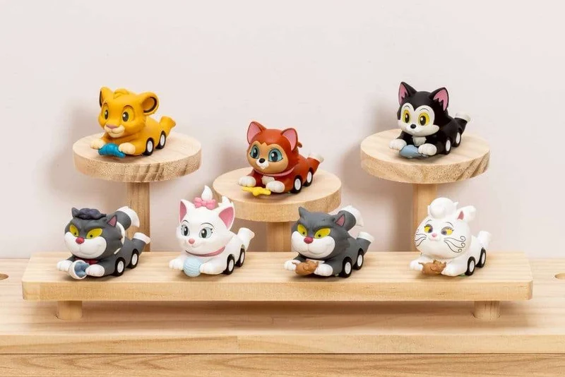 Disney Cats Mini Egg Attack Minifigurer Pounce & Go Series Blind Box 8 cm Sortering (6)