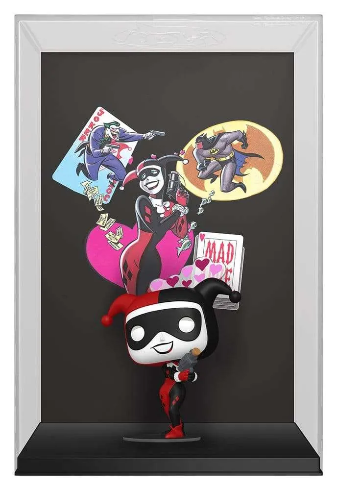 DC Comics POP! Comic Covers Figur Harley Quinn 9 cm
