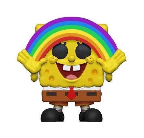 Svampbob POP! Figur Svampbob Rainbow 9 cm