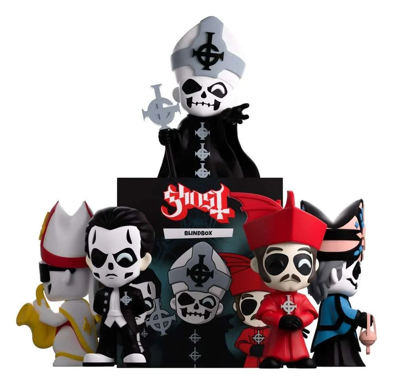 Ghost Mini-figurer 8 cm Blindbox Display (7-pack)