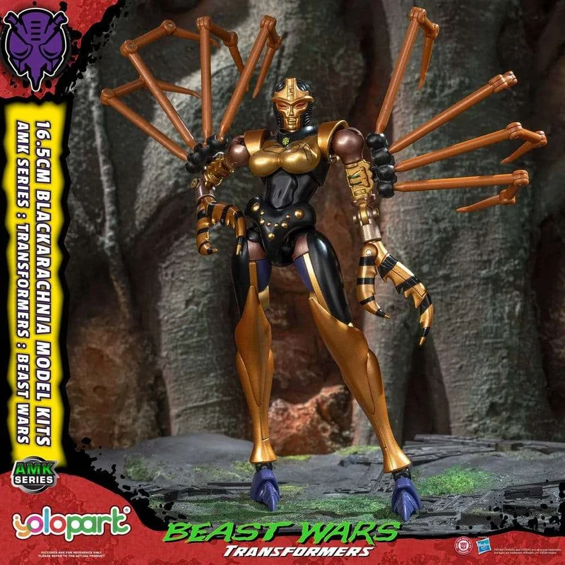 Transformers AMK-serien Plastbyggsats Beast Wars Blackarachnia 18 cm