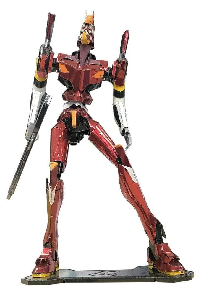 Evangelion Metallisk Nano Plastmodell Enhet 02, 17 cm