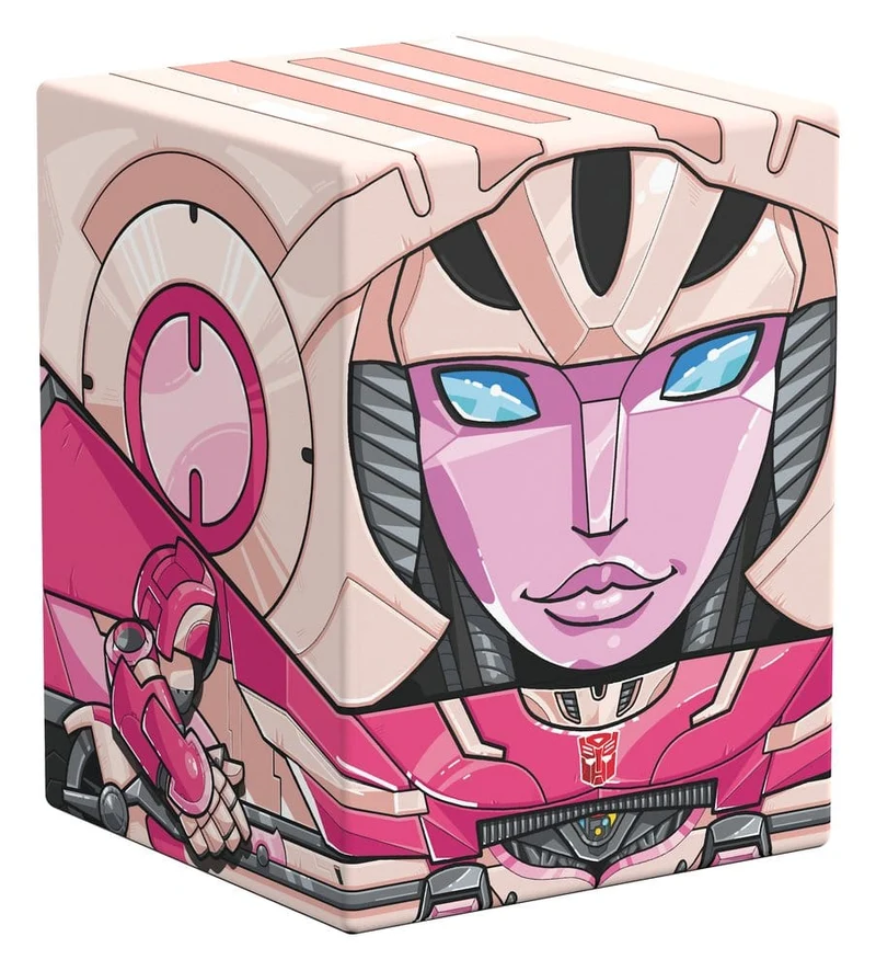 Squaroes Squaroe Transformers TR004 – Arcee – exklusivt samlarfodral för 100 kort