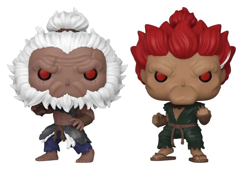 Street Fighter 6 POP! Animationsfigurer Akuma med Chase-variant 9 cm Sortiment (6)