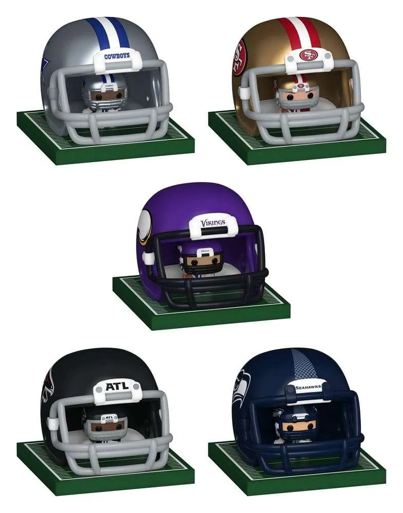 NFL Bitty POP! Hjälmar Figurer NFC Serie 1 Blandning (12)