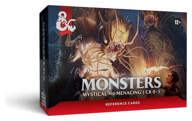 Dungeons & Dragons RPG Referenskort: Monster (Mystiska och Hotfulla) *Engelsk Version*