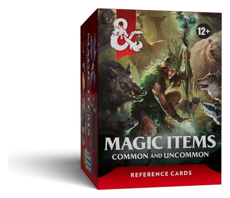 Dungeons & Dragons RPG Referenskort – Magiska Föremål (Vanliga och Ovanliga) *Engelsk Version*