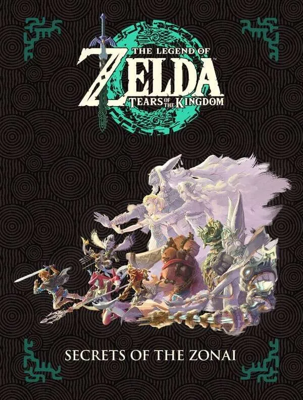 The Legend of Zelda Konstbok Tears of the Kingdom – Zonais hemligheter Inbunden utgåva på engelska