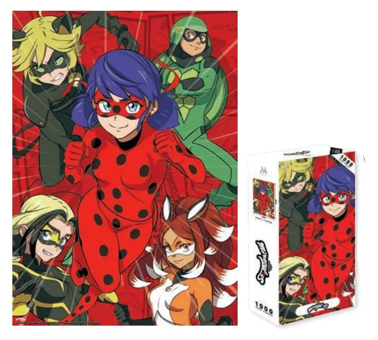 Miraculous (Manga-stil): Pussel med 1000 bitar