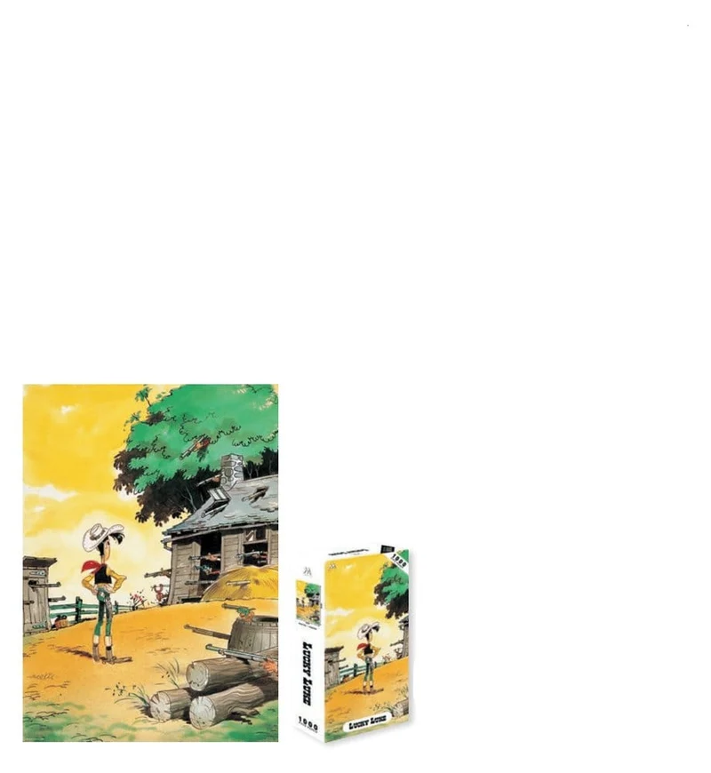 Lucky Luke: Pussel med 1000 bitar