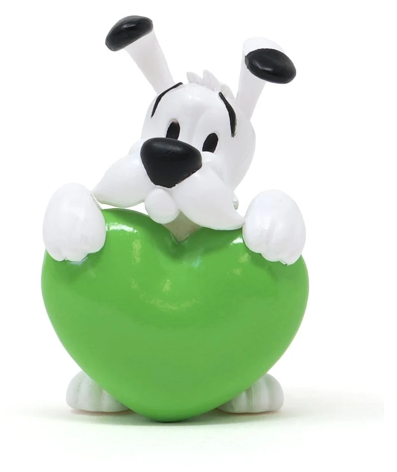 Asterix PVC-figur Dogmatix Grönt Hjärta 4,5 cm