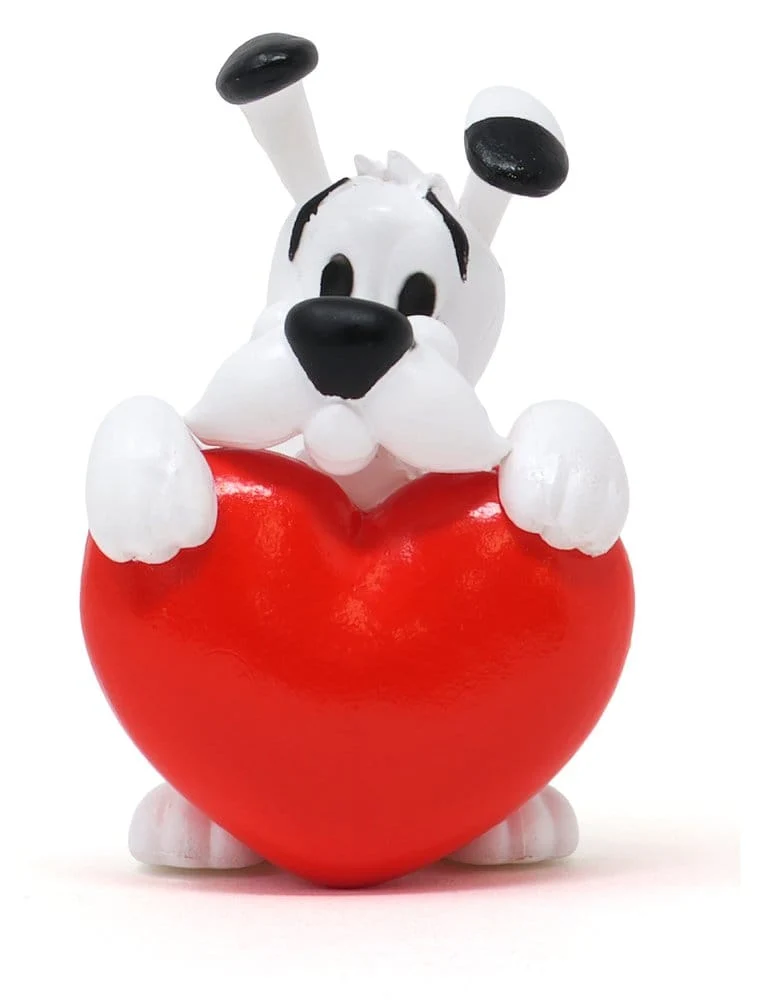 Asterix PVC-figur Dogmatix med rött hjärta 4,5 cm