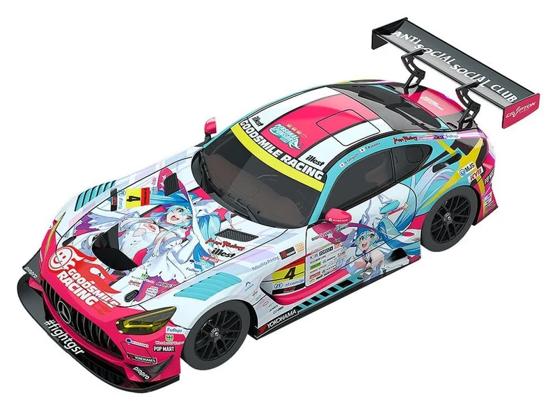 Hatsune Miku GT-projektets 1/64 AMG bil, säsongspremiär 2024, 7 cm