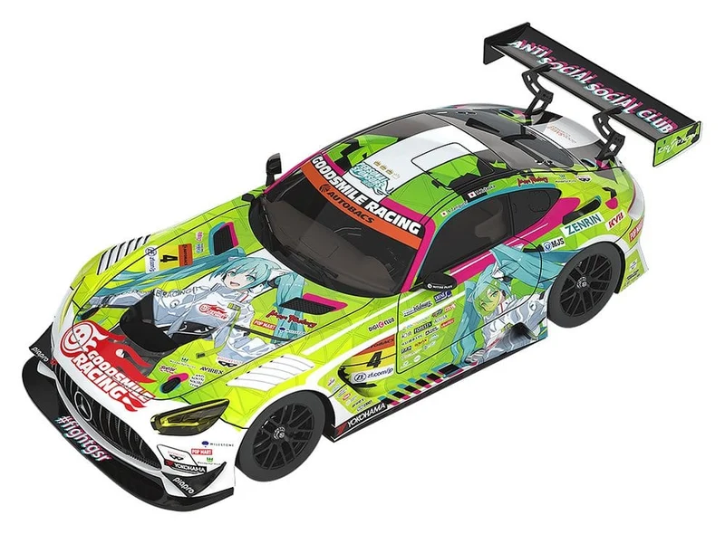 Hatsune Miku GT Project Fordon 1/64 Hatsune Miku AMG 2022 Säsongsöppningsversion, 7 cm