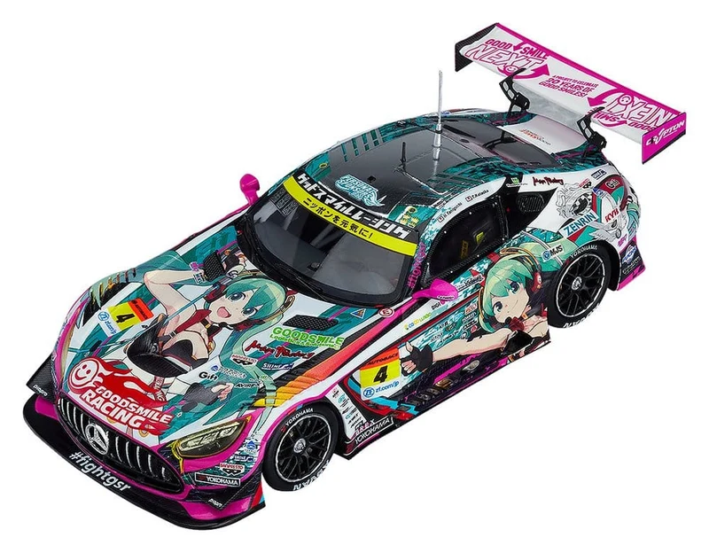 Hatsune Miku GT-projekts Fordon 1/64 Hatsune Miku AMG 2020 SUPER GT-version 7 cm