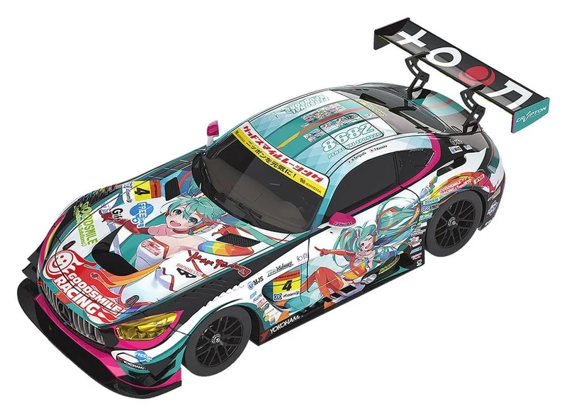 Hatsune Miku GT Project Fordon 1/64 Good Smile Hatsune Miku AMG 2016 Super GT-version 7 cm