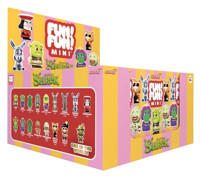 Shrek Roliga! Roliga! Minifigurer Våg 01 Blind Box Display (9)