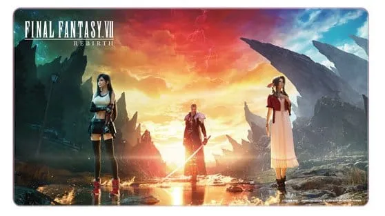 FINAL FANTASY VII Rebirth Spelmatta Nyckelmotiv 61 x 34 cm