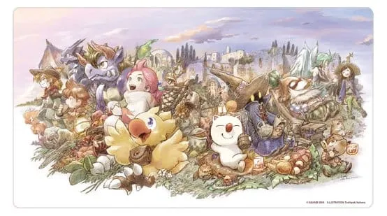Final Fantasy Spelmatta Chocobo och Vänner 61 x 34 cm