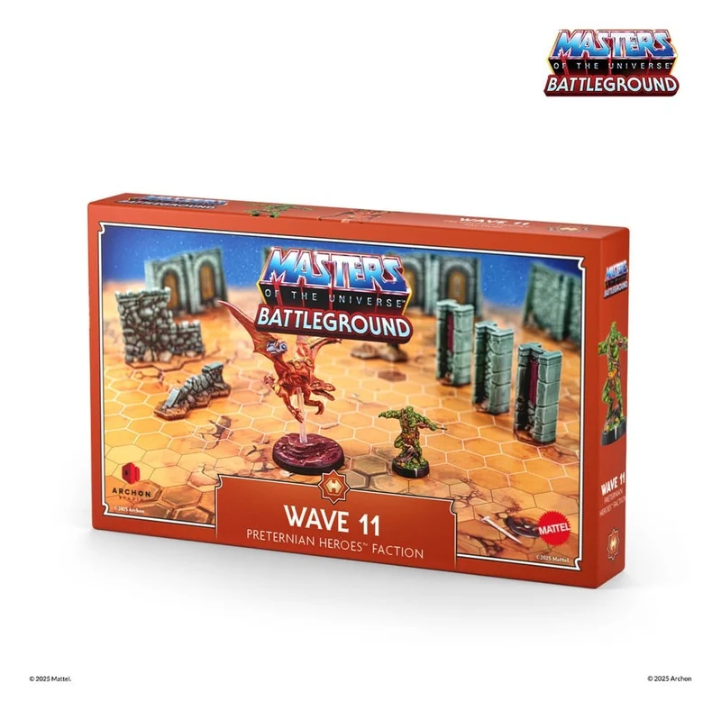Masters of the Universe: Battleground Miniatyrspel Vågcirkel 11: Preternian Hjältar (Moss Man / Turbodactyl) *Engelsk version*