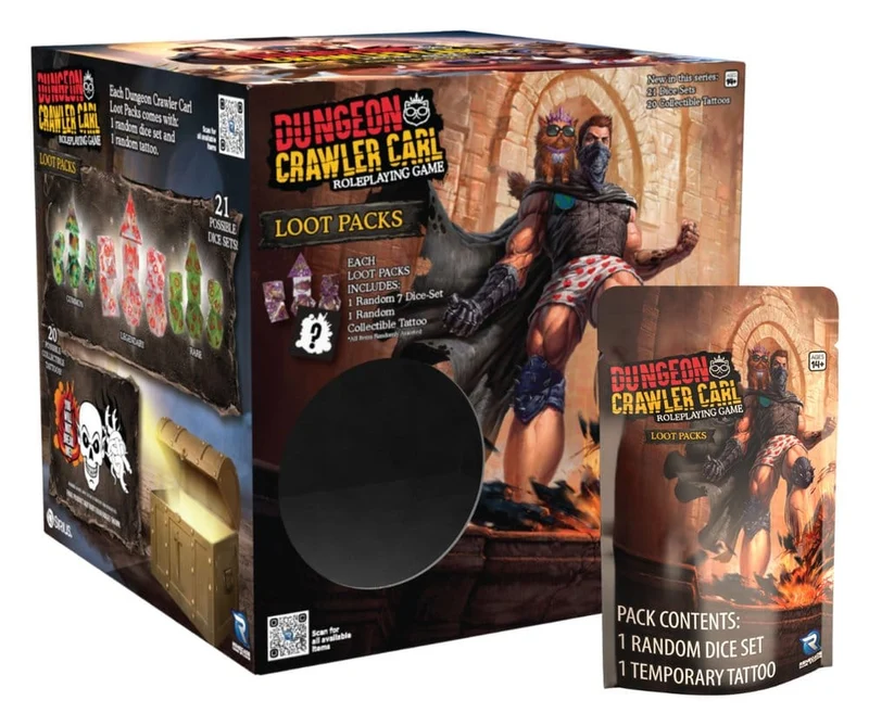 Dungeon Crawler Carl Tärningsblindbox Display (20-pack)