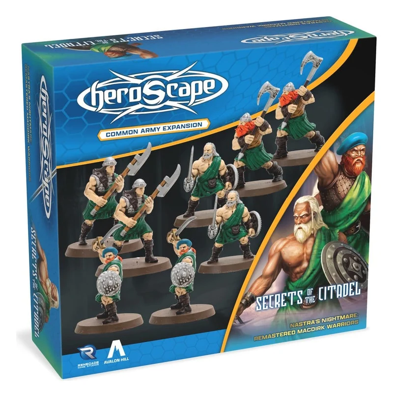 Heroscape Brädspel Arméexpansion MacDirk Warriors Remastered Svenska Utgåvan