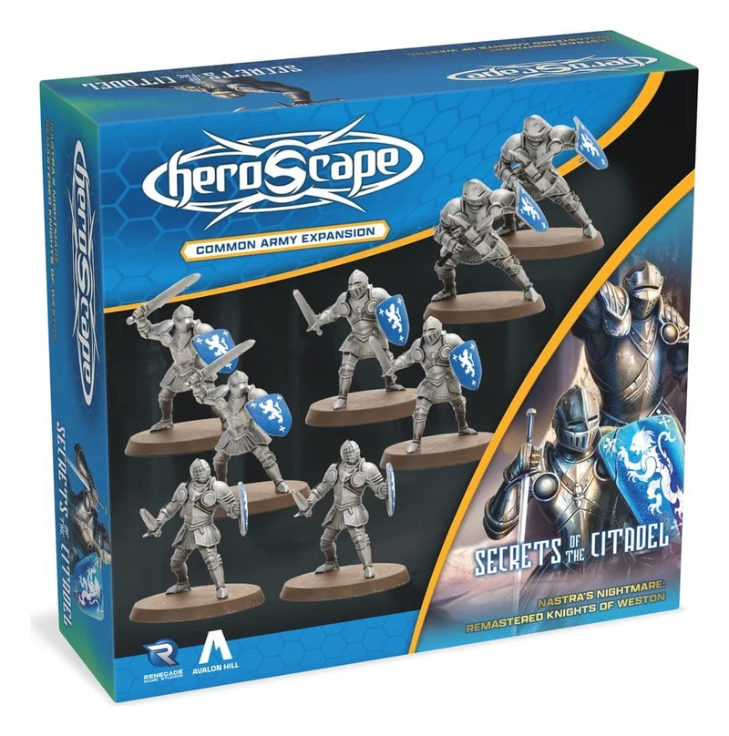 Heroscape Brädspel Arméutbyggnad Riddarna av Weston Remastrad - Engelska Versionen
