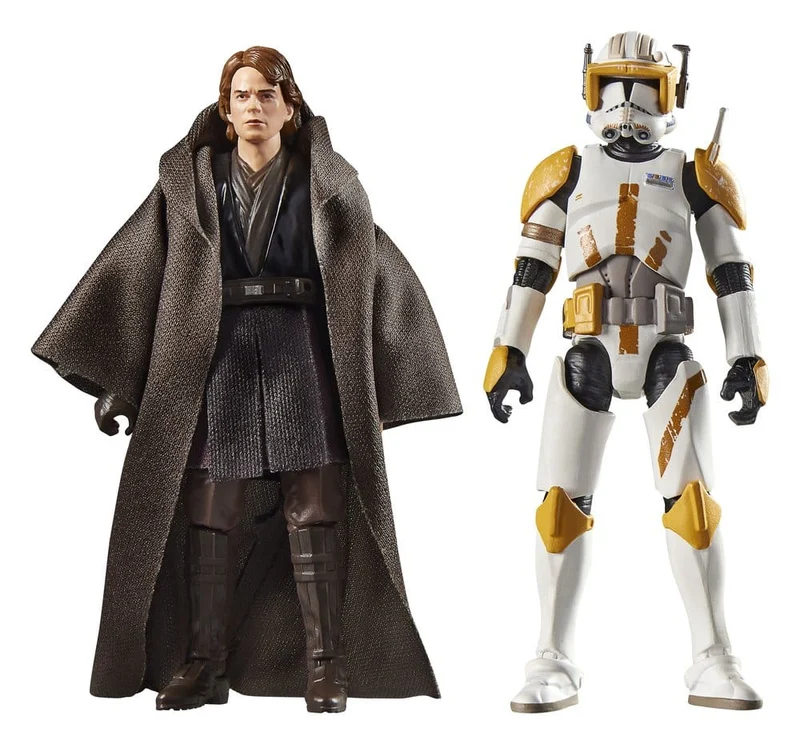 Star Wars Episod III Vintage Collection Actionfigur 2-pack Anakin Skywalker & Clone Commander Cody (Utapau) 10 cm
