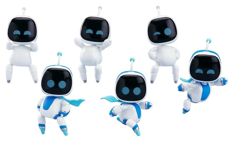 Astro Bot Nendoroid Överraskning Mini Figurer Astro 1.0 Blind Box Sortiment (6)
