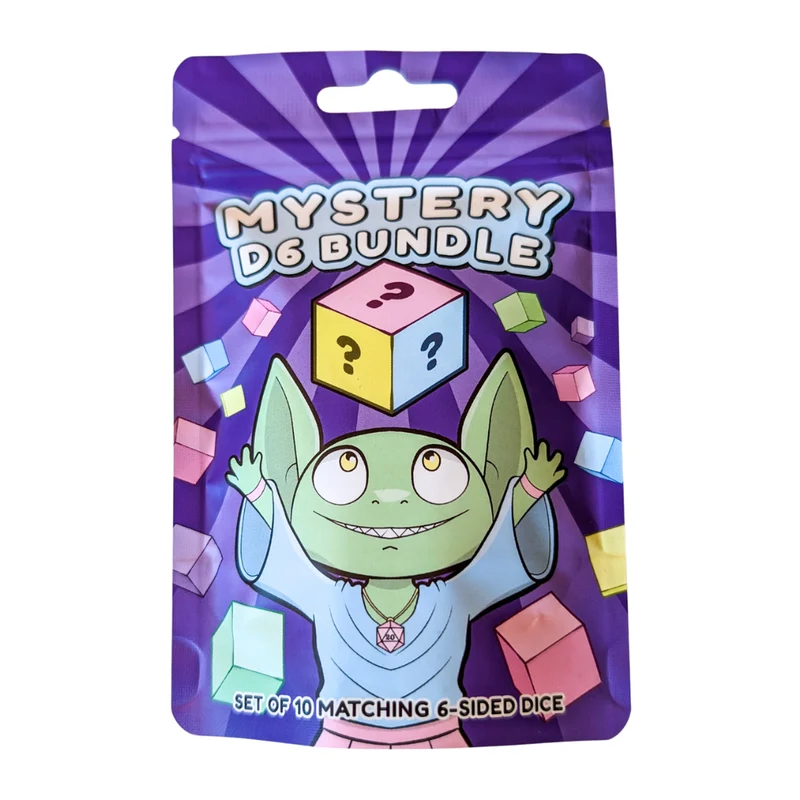 Dice - Mystery Dice Bag D6 16mm (Numbered)