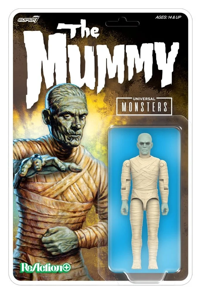Universal Monsters ReAction+ Actionfigur Våg 02 The Mummy
