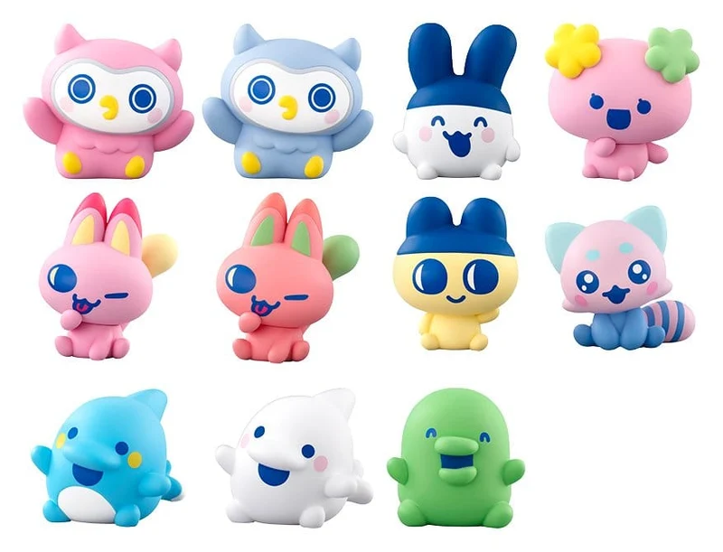 Tamagotchi Mini Miniatyrfigurer Tamagotchi Friends 7 cm Display (12 stycken)