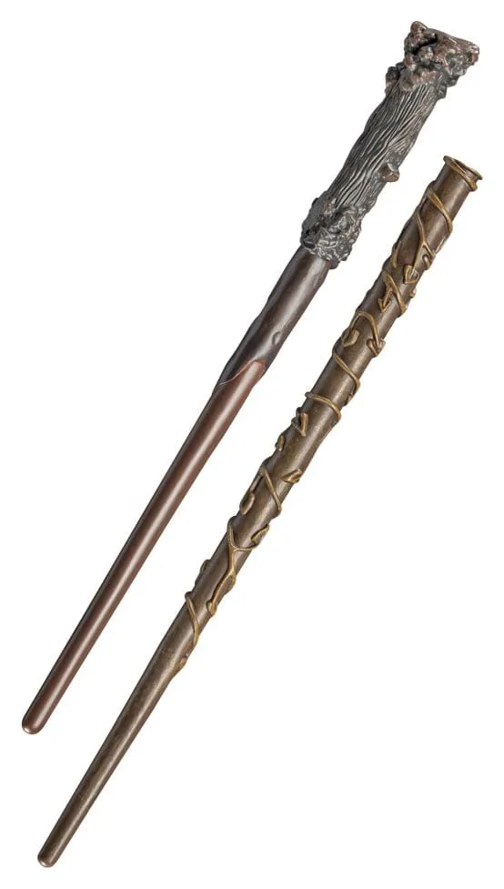 Harry Potter Rollspelsreplika Trollstavar 2-pack Harry Potter & Hermione Granger 31 cm