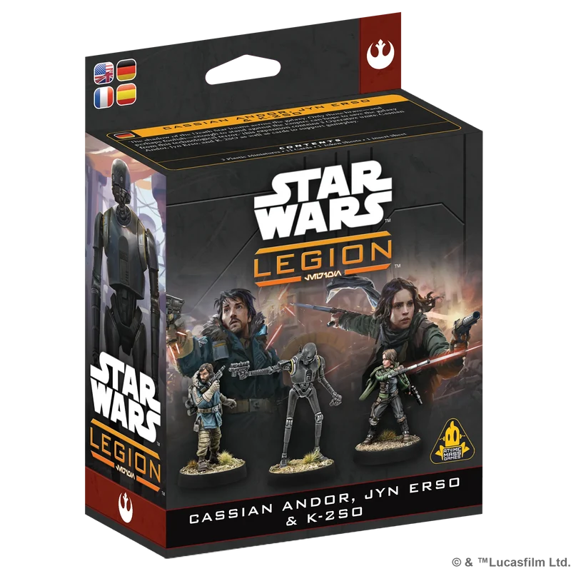 Star Wars: Legion - Cassian Andor, Jyn Erso & K-2SO