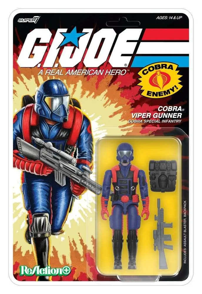 G.I. Joe ReAction+ Actionfigur Wave 09 Cobra Viper Skytte