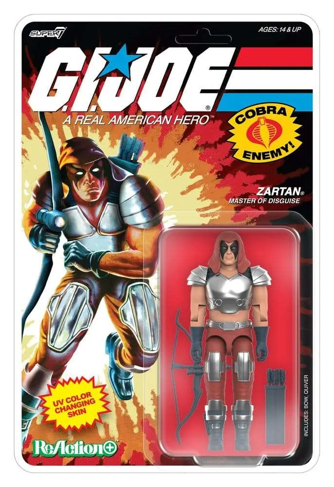 G.I. Joe (Serie) ReAction+ Actionfigur Våg 09 Zartan