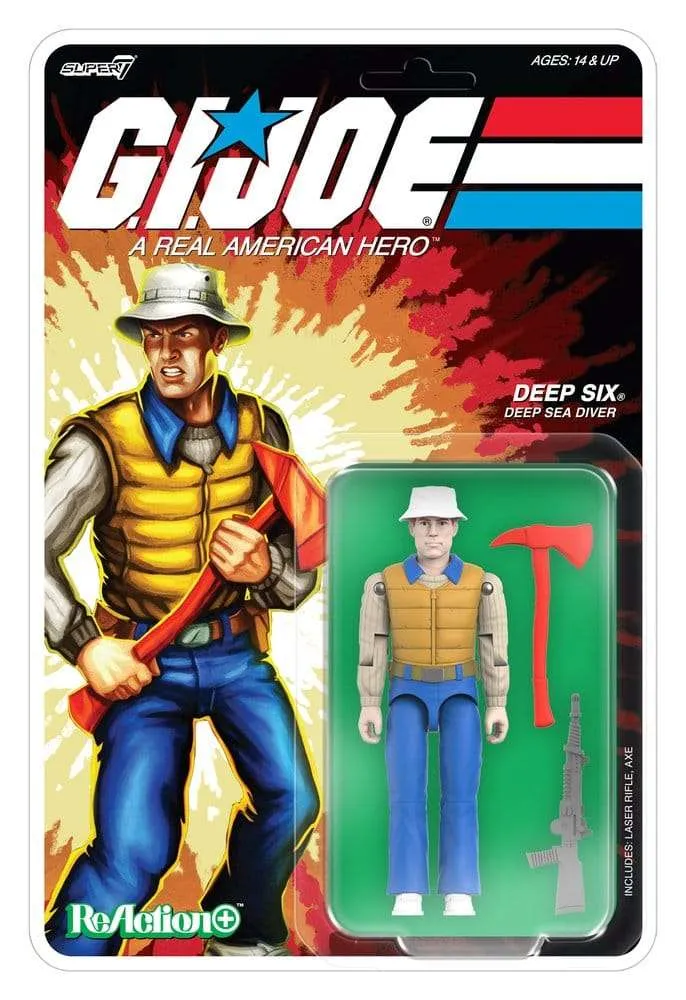 G.I. Joe (Serietidning) ReAction+ Actionfigur Våg 09 Deep Six