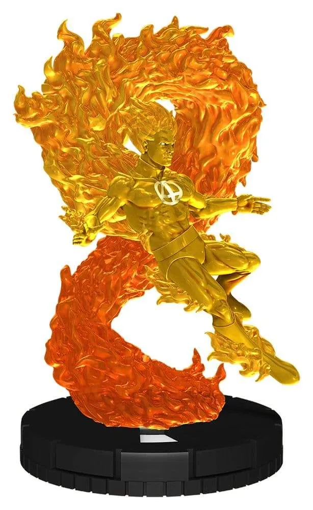 Marvel HeroClix: 25-årsjubileumsfigur Human Torch 5 cm