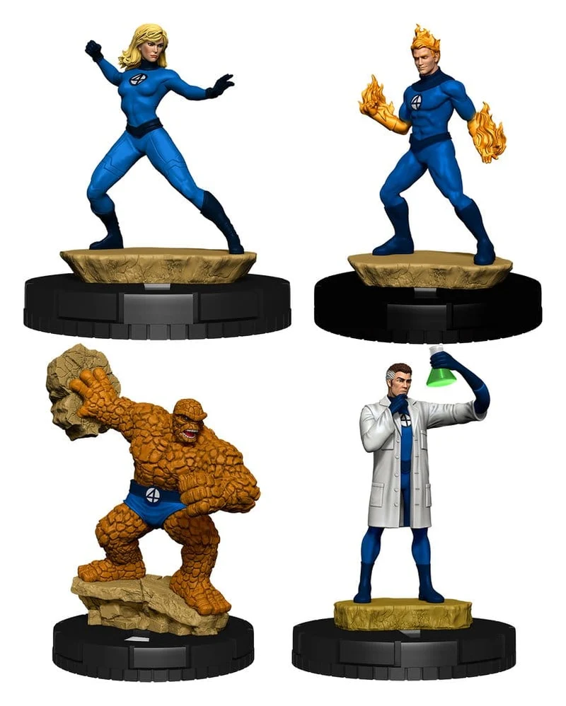 Marvel HeroClix: 25-årsjubileumsstartset Fantastiska Fyran