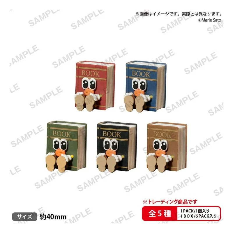 Osuwari-chan Bok Miniatyrfigurer Blindbox Display (6-pack)