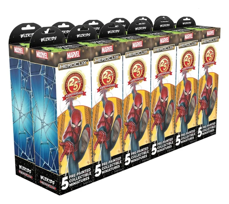 Marvel HeroClix: Booster Brick för 25-årsjubileum (12 påsar)