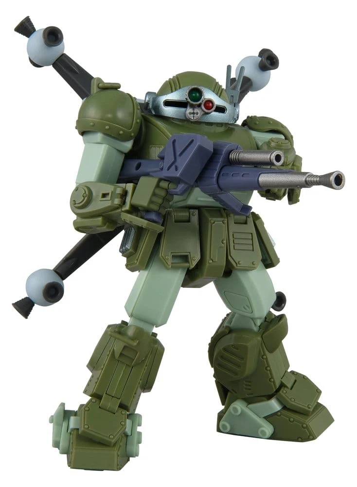 Armored Trooper Votoms Actionfigur Toyrise AT-12 Scope Dog med Land Mover i standardfärger