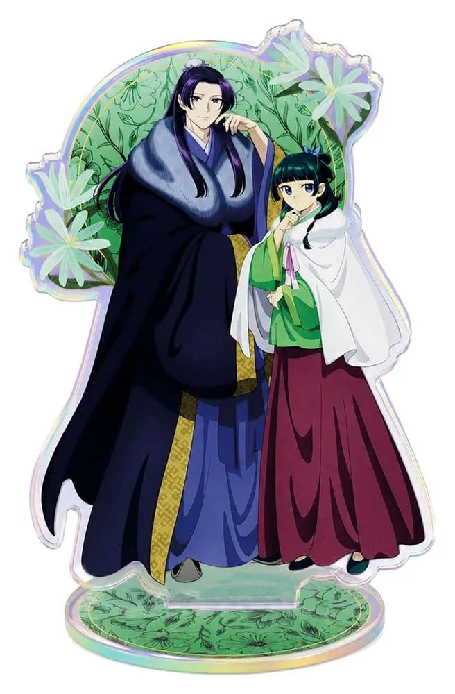 The Apothecary Diaries – Holografisk akrylstandee – Maomao & Jinshi i vinterkläder