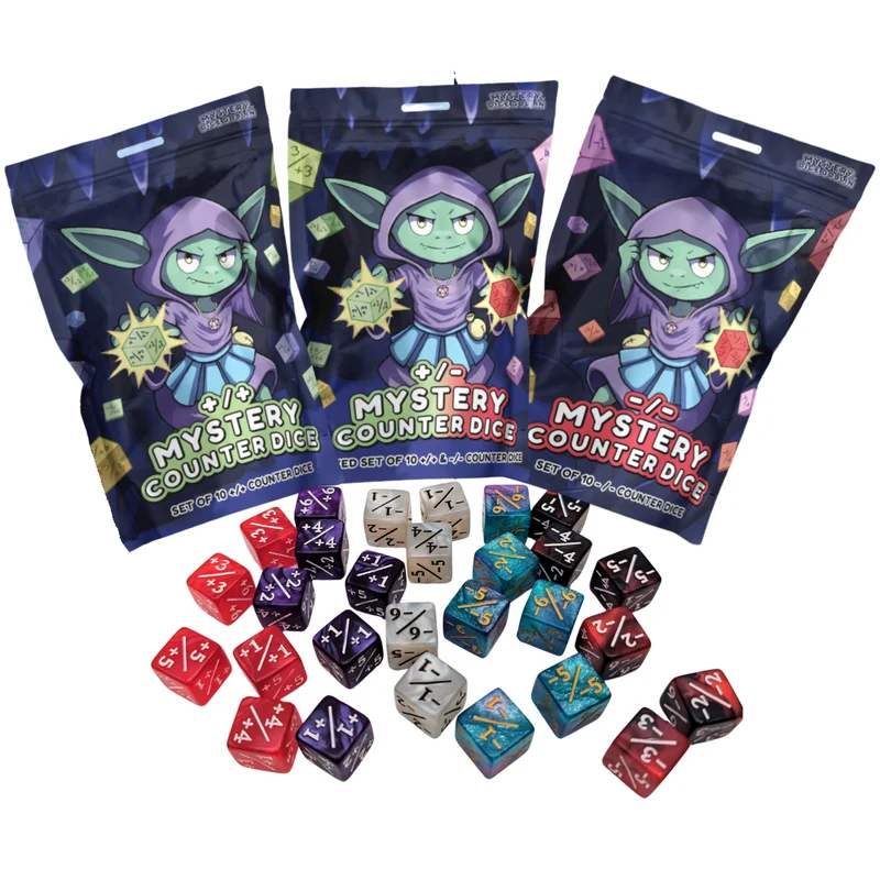 Dice - Mystery Counter Dice Bags - -/- Counters