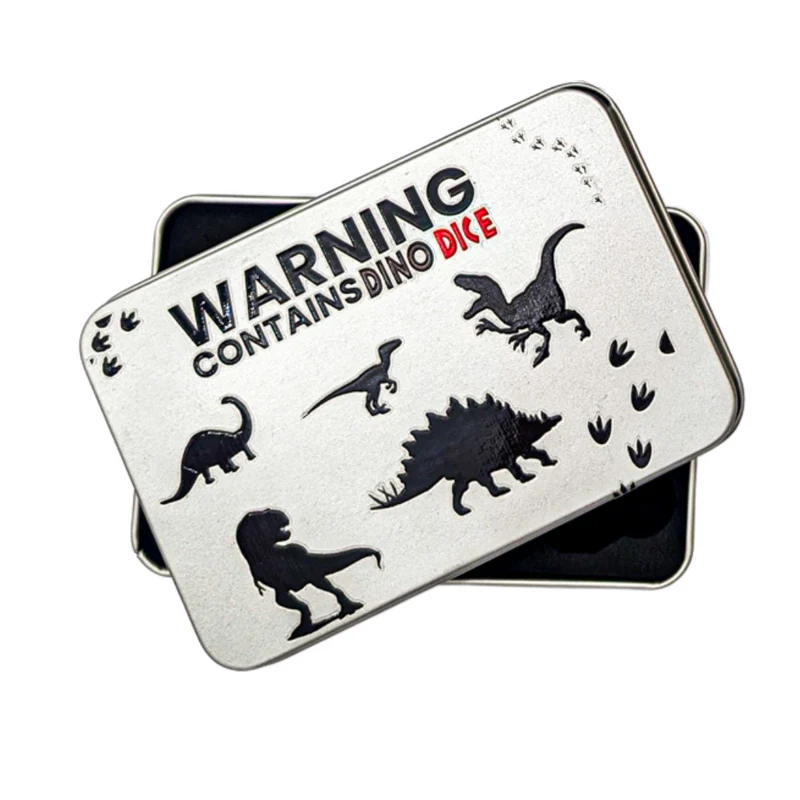 Dice Tin - Mystery Dinosaurs