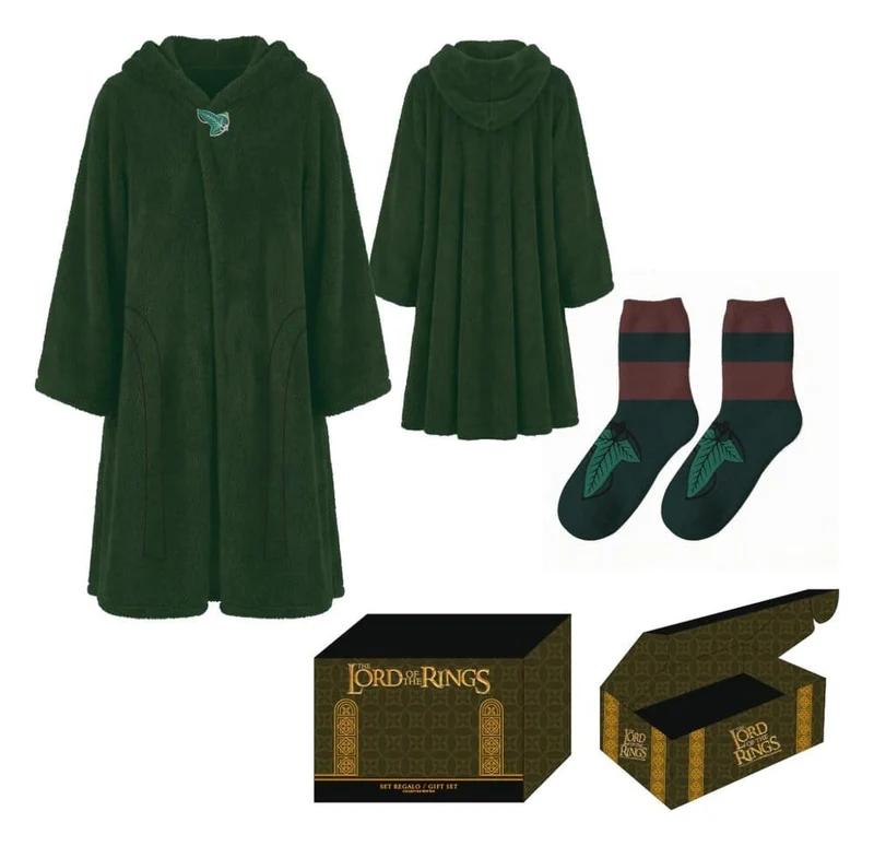 The Lord of the Rings fleecemantel och strumpor presentset