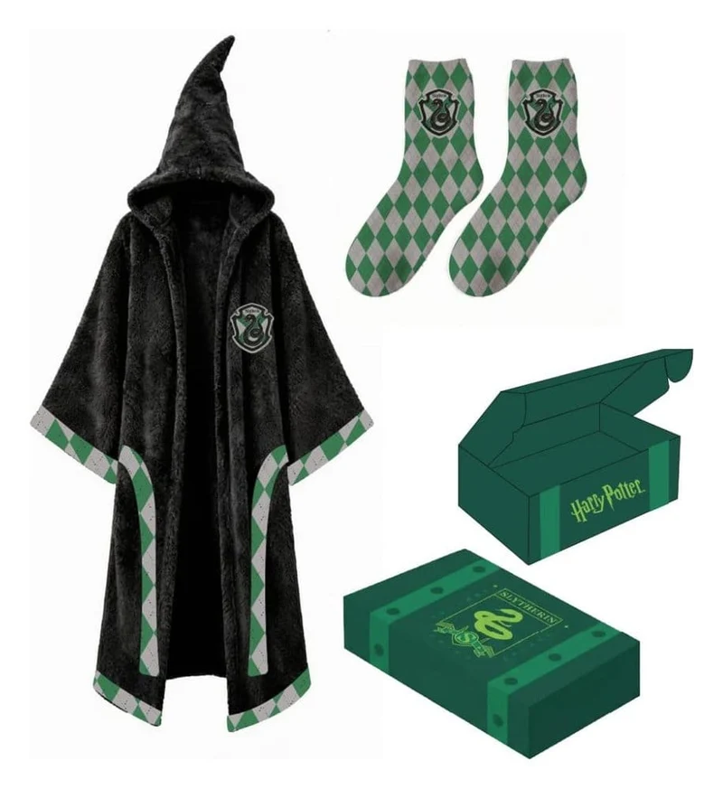 Harry Potter Presentset med Fleecepelerin och Strumpor
