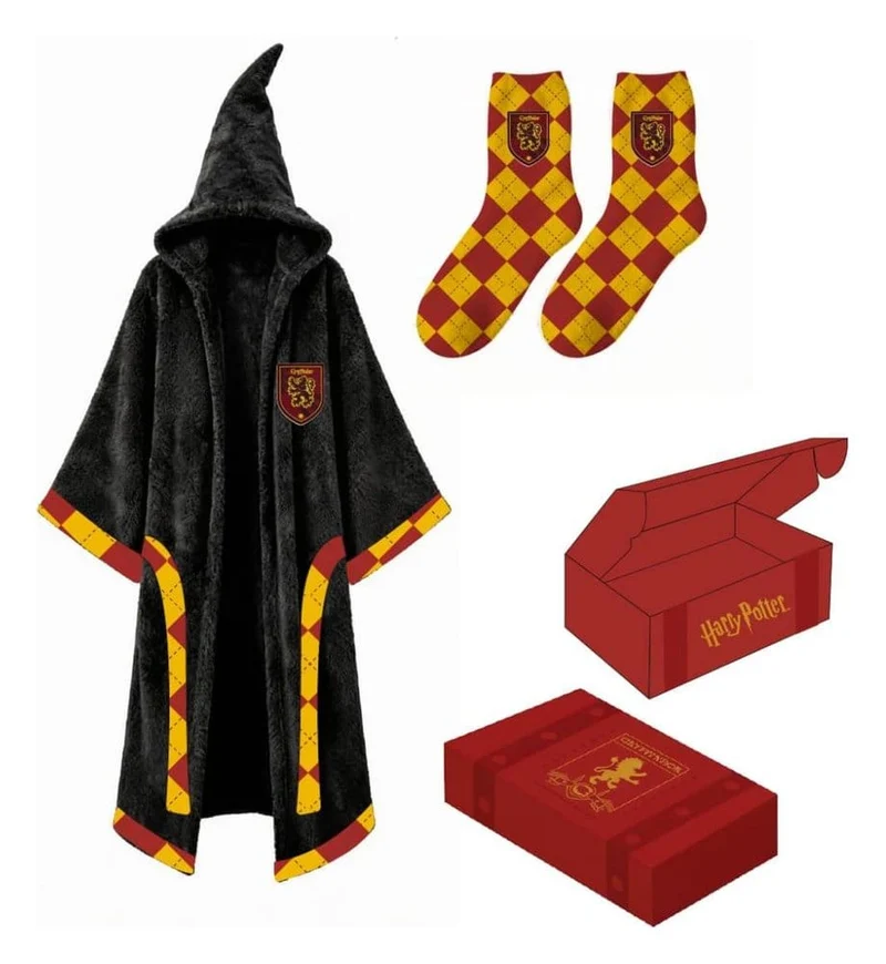 Harry Potter Set med Fleecefilt och Strumpor – Presentset