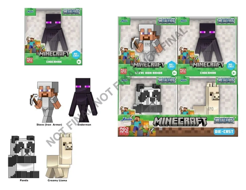 Minecraft Mini-figurer Våg 6 7 cm Display (12 stycken)