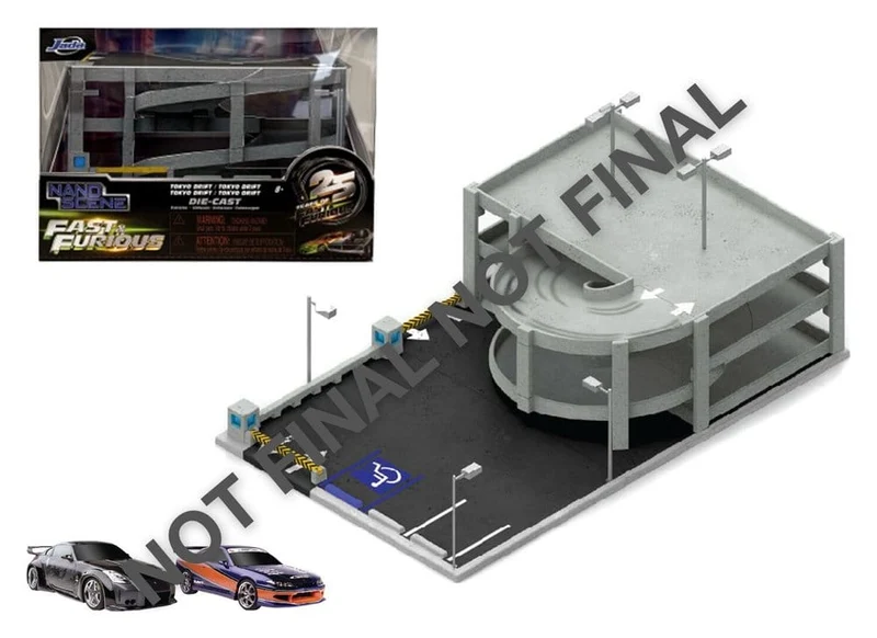 Fast & Furious Nano Scen Diorama Tokyo Drift Garage